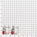Серьги из серебра с кораллом и цирконом 2726