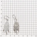 Серьги из серебра с цирконом 2737