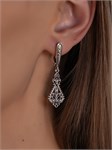 Серьги из серебра 1023 - фото 7628