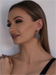 Серьги из серебра в этно стиле 1030