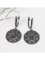 Серьги из серебра в этно стиле 1030