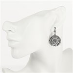 Серьги из серебра в этно стиле 1030