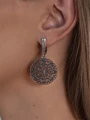 Серьги из серебра в этно стиле 1030