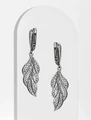 Серьги из серебра с филигранью 1054