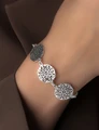 Браслет из серебра в этно стиле 2769