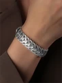 Браслет из серебра в этно стиле 2773