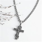 Серебряный крестик 1383