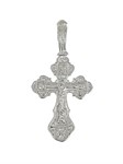 Серебряный крестик 1406