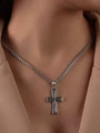 Серебряный крестик 1408