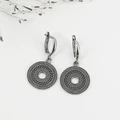 Серьги из серебра филигрань в этно стиле 1957