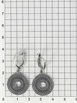 Серьги из серебра филигрань в этно стиле 1957
