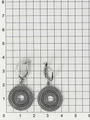 Серьги из серебра филигрань в этно стиле 1957