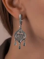 Серьги из серебра в стиле этно 2438