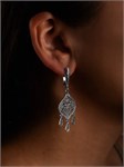 Серьги из серебра в стиле этно 2438