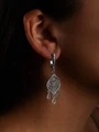 Серьги из серебра в стиле этно 2438