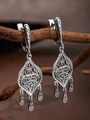 Серьги из серебра в стиле этно 2438