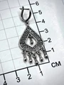 Серьги из серебра с филигранью 2410