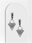 Серьги из серебра 2786 - фото 8139