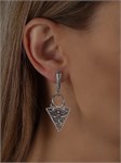 Серьги из серебра 2786 - фото 8140