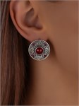 Серьги из серебра с корундом арт.3013 3013 - фото 8272