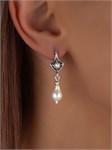 Серьги из серебра с барочным жемчугом арт.3016 3016 - фото 8278