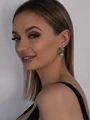 Серьги из серебра с бирюзой 2030