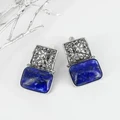 Серьги из серебра с лазуритом арт.1148 1148