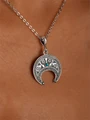 Кулон из серебра с бирюзой 2322