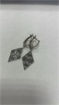 Серьги из  серебра 3046 - фото 8507