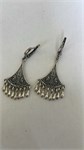 Серьги из серебра с филигранью 3169 - фото 8577