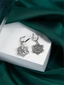 Серьги из серебра с филигранью 2944