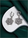 Серьги из серебра с филигранью 2944