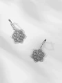 Серьги из серебра с филигранью 2944