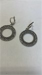 Серьги из серебра с филигранью 3160 - фото 8665