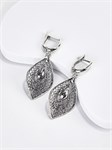 Серьги из серебра в этно стиле 2373