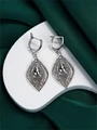 Серьги из серебра в этно стиле 2373