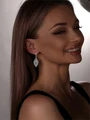 Серьги из серебра в этно стиле 2373