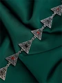 Браслет из серебра с сердоликом и агатом 2305