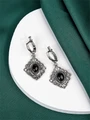 Серьги из серебра с агатом 2336