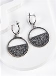 Серьги из серебра в стиле этно 2439