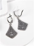 Серьги из серебра с филигранью 3102