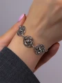 Браслет из серебра этно Кубачи 2095