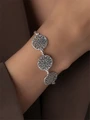Браслет из серебра в этно стиле 2769