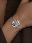 Браслет из серебра в этно стиле 2770