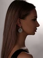 Серьги из серебра с филигранью 2833