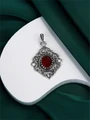 Кулон из серебра с сердоликом 2940
