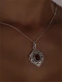 Кулон из серебра с сердоликом 2940