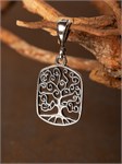 Кулон Дерево жизни из серебра 2110
