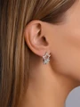 Серьги гвоздики из серебра 2920