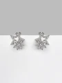 Серьги гвоздики из серебра 2920